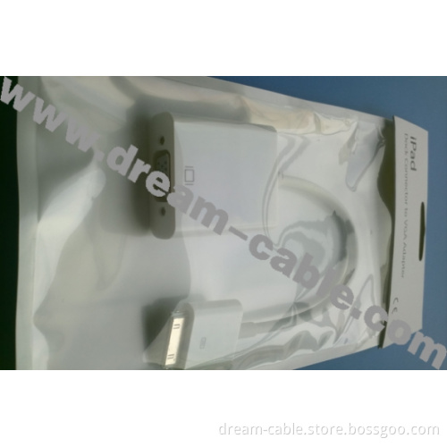 1080P 30pin to VGA for Apple iPhone/iPad/iPod VGA Adapter Cable